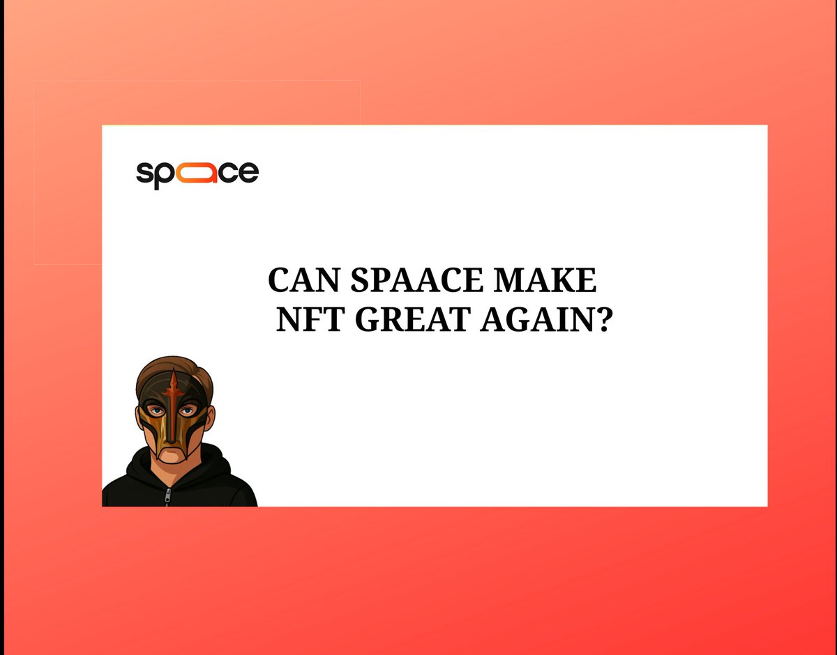 ~Can @Spaace_io bring back the energy that’s been lost in the NFT space?

The NFT market didn’t die, it evolved. What disappeared wasn’t value, but excitement. Speculation replaced creativity, and community turned quiet.

@Spaace_io is trying to fix that by reintroducing what