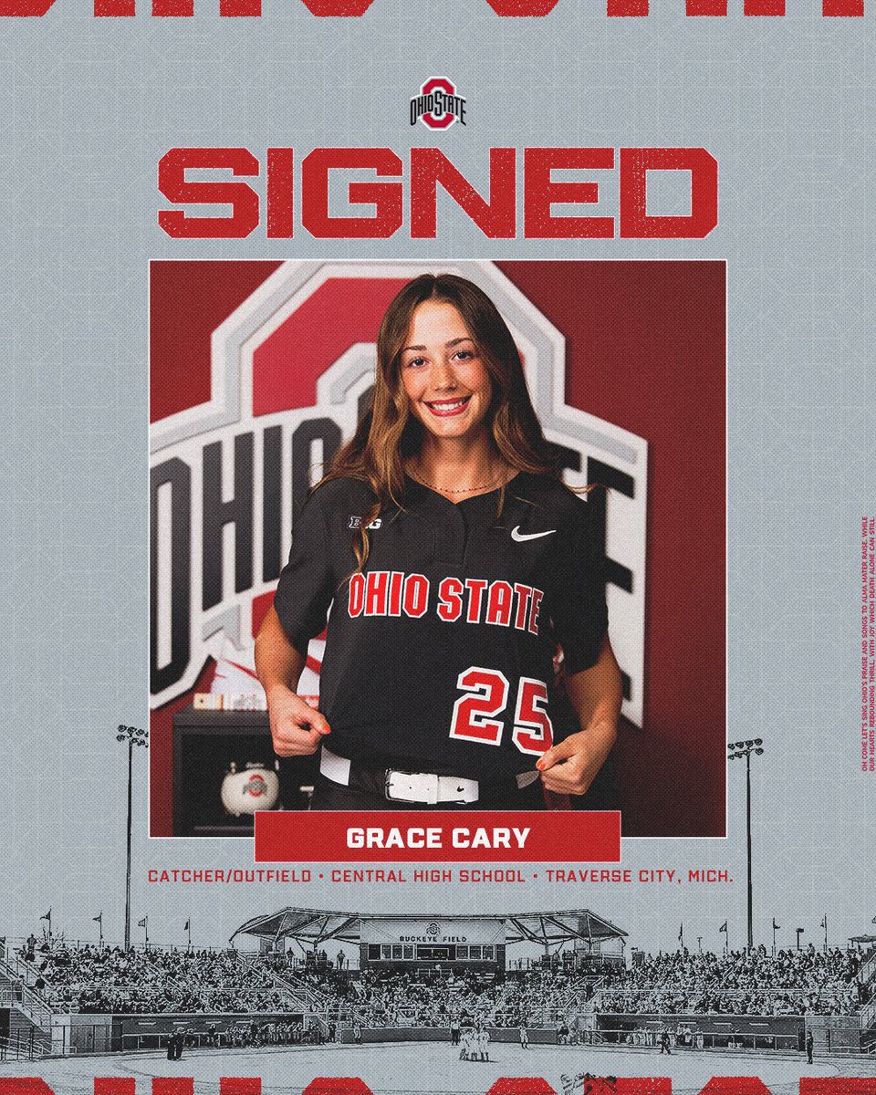 𝐍𝐄𝐖 𝐁𝐔𝐂𝐊𝐄𝐘𝐄 𝐀𝐋𝐄𝐑𝐓 🚨

Looking forward to the impact that <a href="/GraceCary17/">Grace Cary</a> will make both on and off the field. Welcome to the family!

#GoBucks