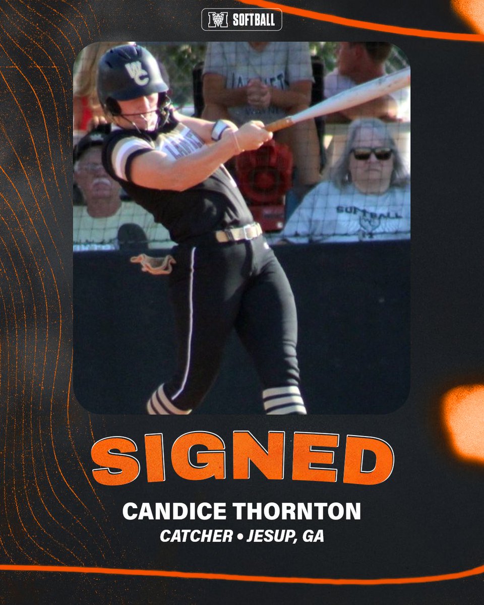 MercerUSoftball's tweet image. Signed ✍🏻 

Candice is officially a Bear!  Welcome to Mercer!

@CandiceT2007  #RoarTogether