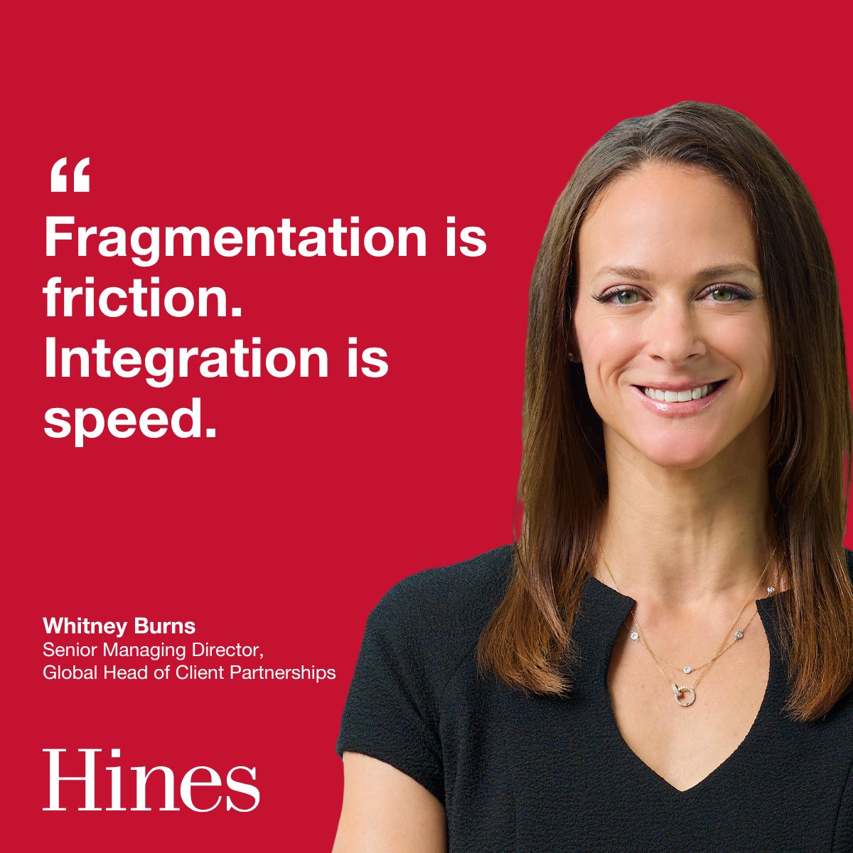 Hines's tweet image. For too long, landlord consolidation was misunderstood as a cost-cutting tactic. The truth? It’s a competitive weapon. In a new article, our Global Head of Client Partnerships Whitney Burns explains how Hines is reimagining partnerships and transforming portfolios into platforms:…