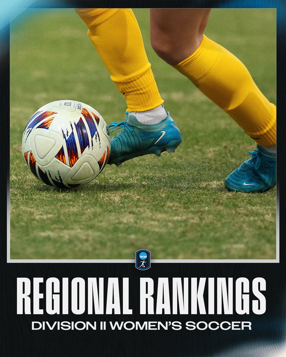 Regional Rankings ➡️ Women's Soccer 

The third regional rankings of the #D2WSOC season are out!

#MakeItYours | on.ncaa.com/D2WSOCrr