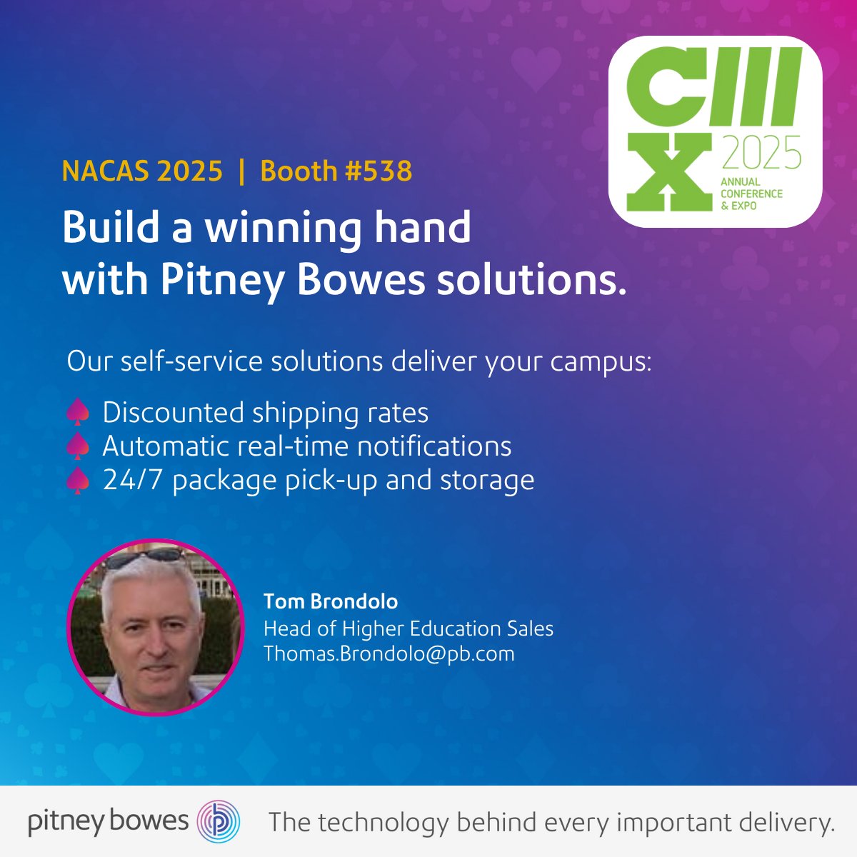PitneyBowes's tweet image. Simplify campus logistics with self-service that delivers. Join us at #NACASC3X Booth 538. spr.ly/nacas-c3x #HigherEducation #ShippingSolutions