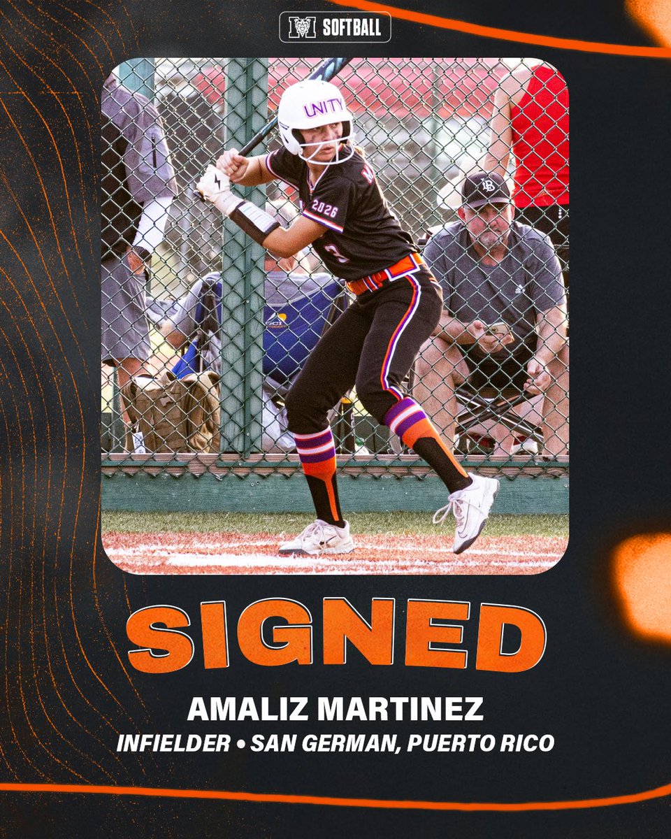 MercerUSoftball's tweet image. Signed ✍🏻 

Amaliz is officially a Bear!  Welcome to Mercer!

@amaliz_martinez  #RoarTogether