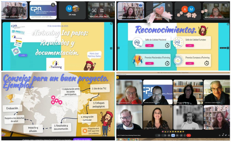Finalizamos "eTwinning 1ºs pasos" y nos reunimos para planificar las jornadas y más cursos de #eTwinning en la R.Murcia con <a href="/ProgramasRM/">ProgramasRM</a>, @CPR y <a href="/eTwinnico/">etwinnico</a> <a href="/magpano/">Magdalena Pastor</a> <a href="/Cristobaletwinn/">Cristóbal</a> <a href="/mcarmenmm/">MariCarmen MM</a> <a href="/AntoniaJerezGa1/">Toñi Jerez García</a> <a href="/alfonsomayor/">Alfonso Mayordomo</a> <a href="/Educarm/">Educarm</a> <a href="/eTwinning_es/">eTwinning España</a> @sifop <a href="/AsociacionAmae/">AMAE Asociación Mediterránea Amigos de Erasmus</a> <a href="/direcmur/">DIRECMUR</a>