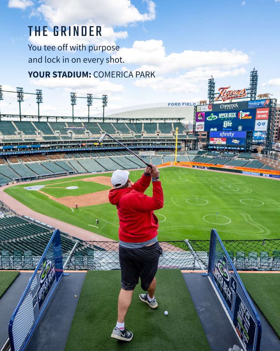 upperdeckgolf's tweet image. Your swing says a lot. But which stadium gets you?

Swipe through to find your vibe, then tag the friend who brings the opposite energy.

Let’s see which squad has the most Show-Offs out here.

#upperdeckgolf #comericapark #citizensbankpark #lumenfield