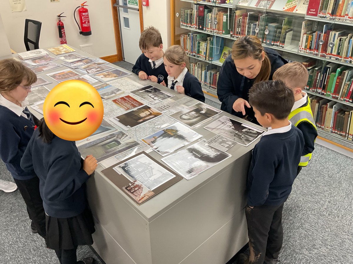 AshGroveAcademy's tweet image. Year 4 enjoyed their geography field trip to Macclesfield Town Centre today. We looked at change over time, making observations, exploring photographs and maps. Thank you to @CECLibraries for talking to us and answering our questions.