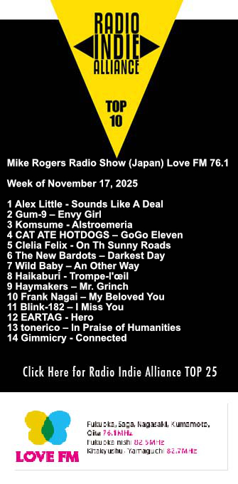 Many thanks to <a href="/mikerogersshow/">MikeRogersShow</a> and <a href="/yukarogers/">yukarogers (MikeRogersShow)</a>  for playing my track "On The Sunny Roads" (<a href="/LadRecords/">LAD Records</a> ) on "The Mike Rogers show"  on LoveFM 76.1 in Japan