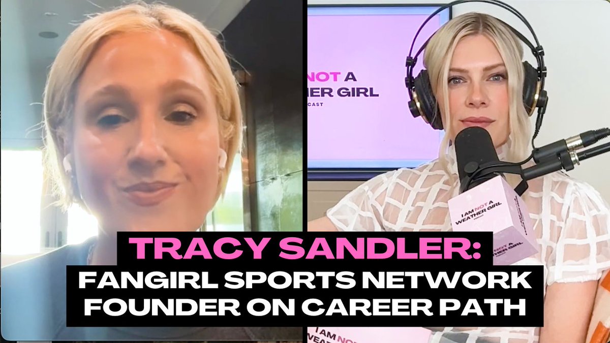 ICYMI: Tracy Sandler is the founder of <a href="/fangirlsports/">Fangirl Sports Network</a>  Network and a host for #FOXSports Radio. We talk about her career journey and the future of sports journalism. Listen now! 🏈
APPLE: podcasts.apple.com/no/podcast/tra…
SPOTIFY: open.spotify.com/episode/4WhOIG…
#sports #sportsjournalism #careers