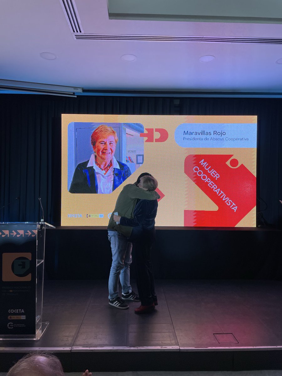 Coopsdetrabajo's tweet image. 🏆El galardón a “Mujer Cooperativista” es para Maravillas Rojo @mavirojo por una trayectoria de vida dedicada a la iniciativa emprendedora, el impulso del cooperativismo y la #EconomiaSocial. ¡Una gran referente! ¡Enhorabuena! 
@coopstreball @AbacusCoop