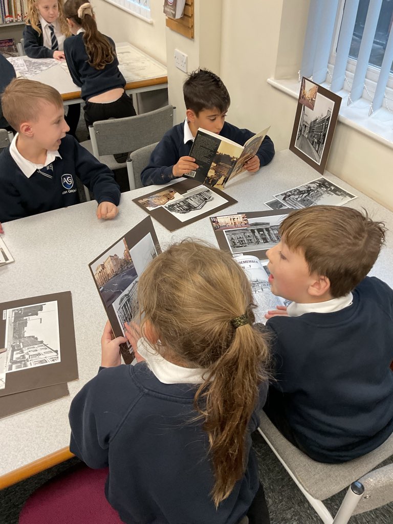 AshGroveAcademy's tweet image. Year 4 enjoyed their geography field trip to Macclesfield Town Centre today. We looked at change over time, making observations, exploring photographs and maps. Thank you to @CECLibraries for talking to us and answering our questions.