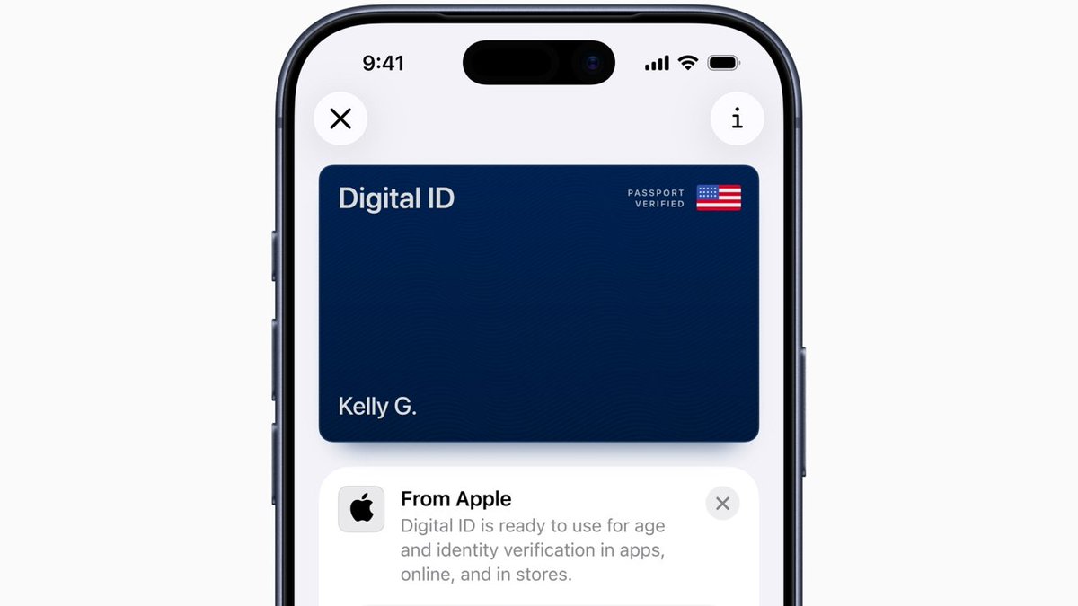 MacHashNews's tweet image. Passports on iPhone arrive with new Digital ID feature dlvr.it/TPDZZ4 $AAPL