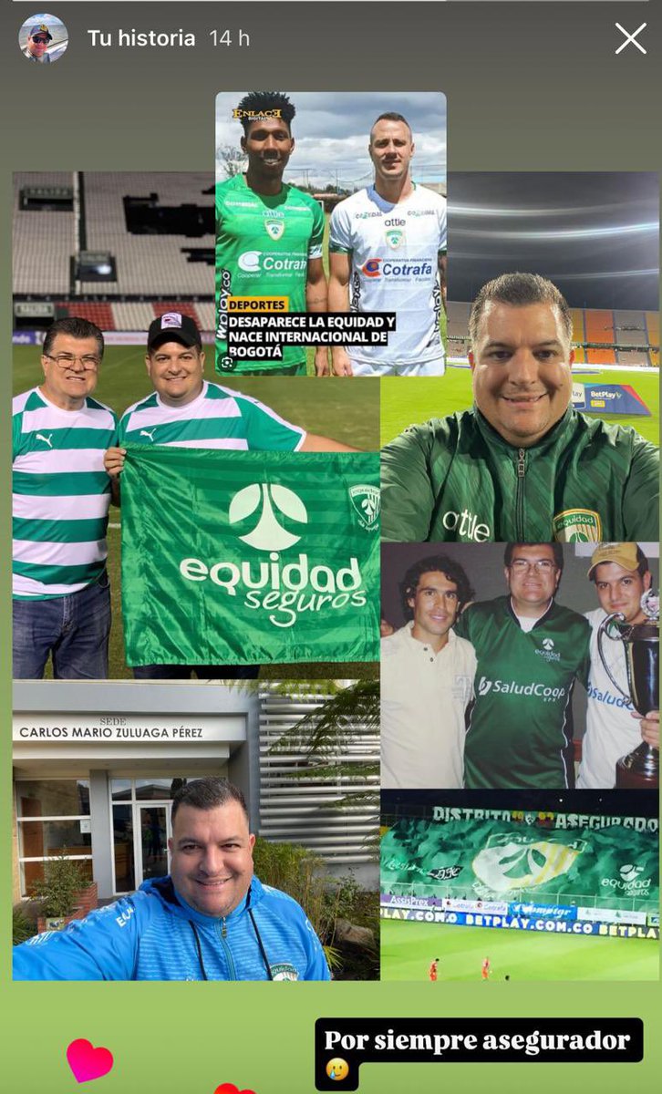 Hoy 12 de Noviembre del 2025 se cierra una etapa de la historia del Fútbol Colombiano. Independiente de los resultados, que no son pocos, La Equidad quedará en el recuerdo de quienes disfrutamos sus triunfos y sufrimos sus derrotas. Bienvenido IDBDC ALBINEGRO S.A. al FPC.