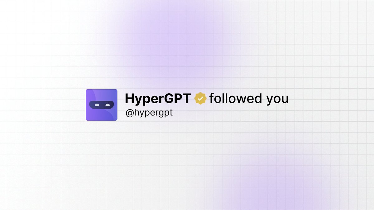 hypergpt's tweet image. 👀 Want a follow-back from the future of AI?

Follow us, RT this tweet, and drop a comment below 👇

#HyperGPT $HGPT