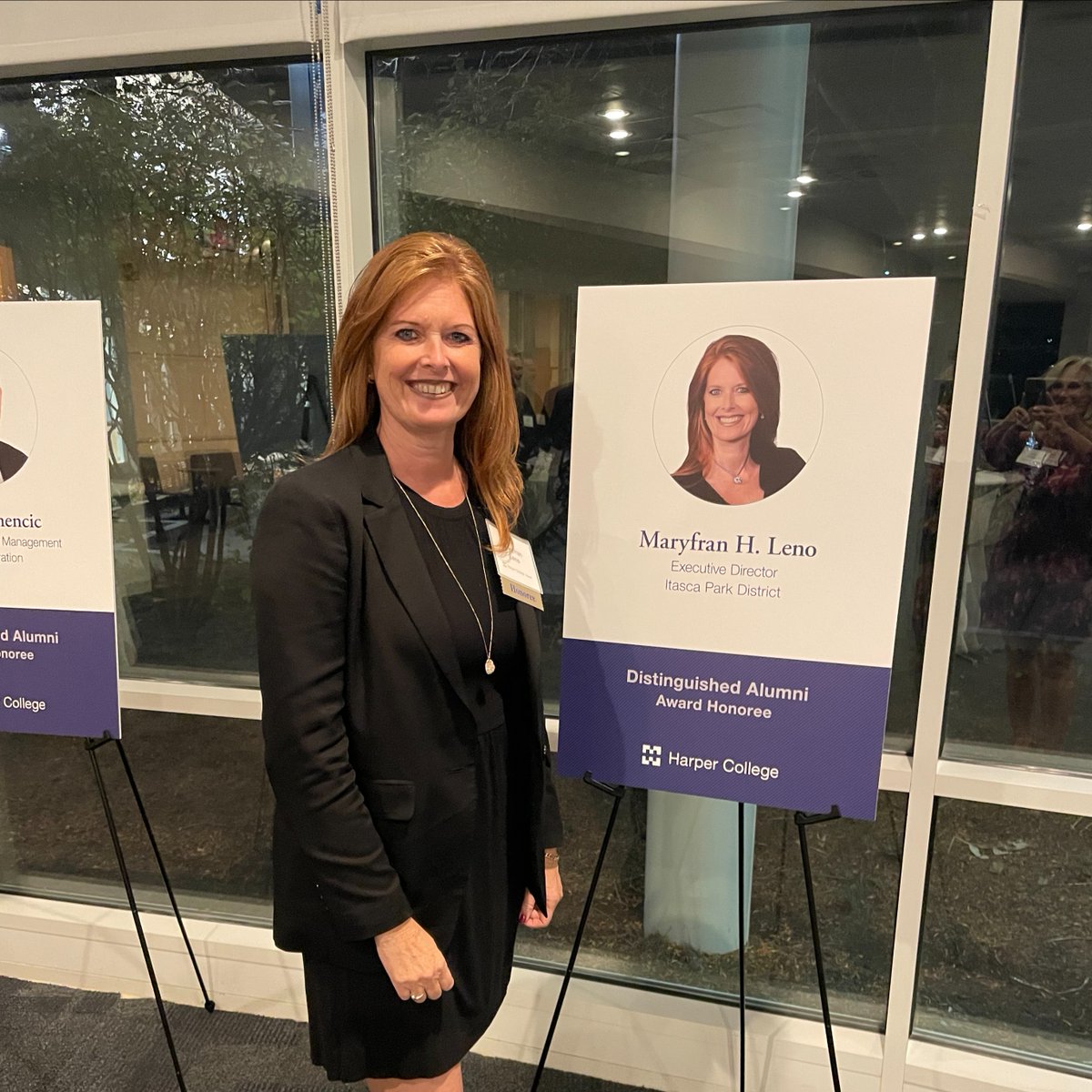 Congratulations to our Park Board President, Maryfran Leno, on being honored as a Distinguished Alumni Award Recipient by <a href="/HarperCollege/">Harper College</a>! This well-deserved recognition celebrates President Leno's outstanding leadership, dedication to service and lasting impact on our community.