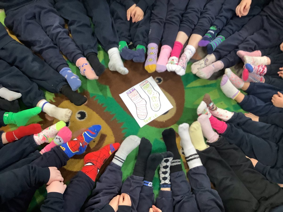 Thankyou for supporting odd socks day, we looked amazing 🧦🧦
