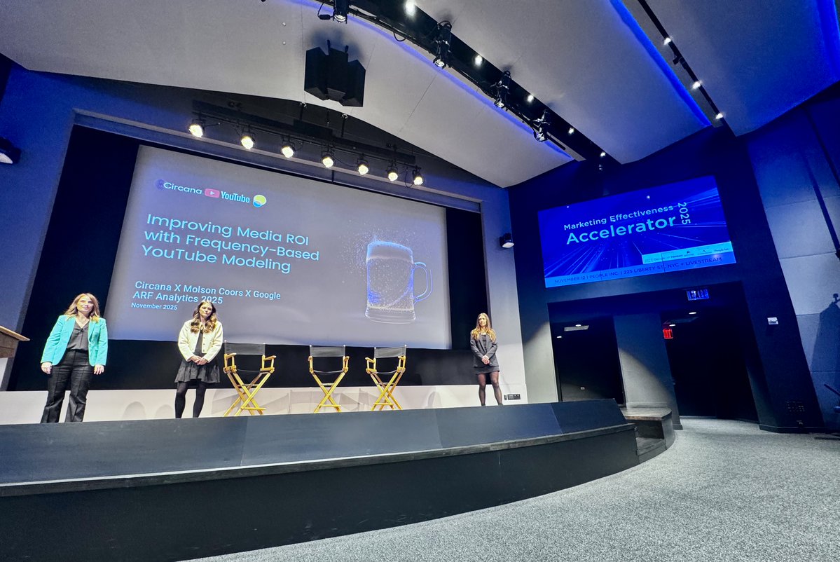 the_ARF's tweet image. Tune in as @WeAreCircana, @Google, and @MolsonCoors demonstrate how adjusting YouTube reach and frequency can boost ROAS, providing a scalable, data-driven approach to video optimization. #ARFAccelerator