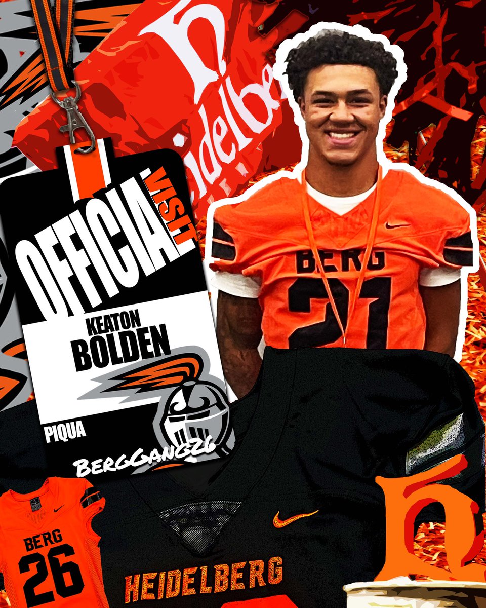 After a great talk and visit I am blessed to receive my second collegiate offer from <a href="/Coach_Donaldson/">Scott Donaldson</a> and <a href="/BergFootball/">Heidelberg Football</a>  can’t wait to work and see what the future holds!!  
#moretocome 
#AGTG
