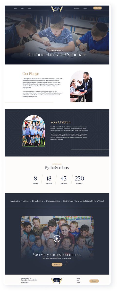 nextbracket's tweet image. Darchei Noam was founded in 2007 by parents and educators who wanted a Talmud Torah for their children that embodied the values of avodas Hashem b’ahava and limud Hatorah b’simcha.

dnrbs.org