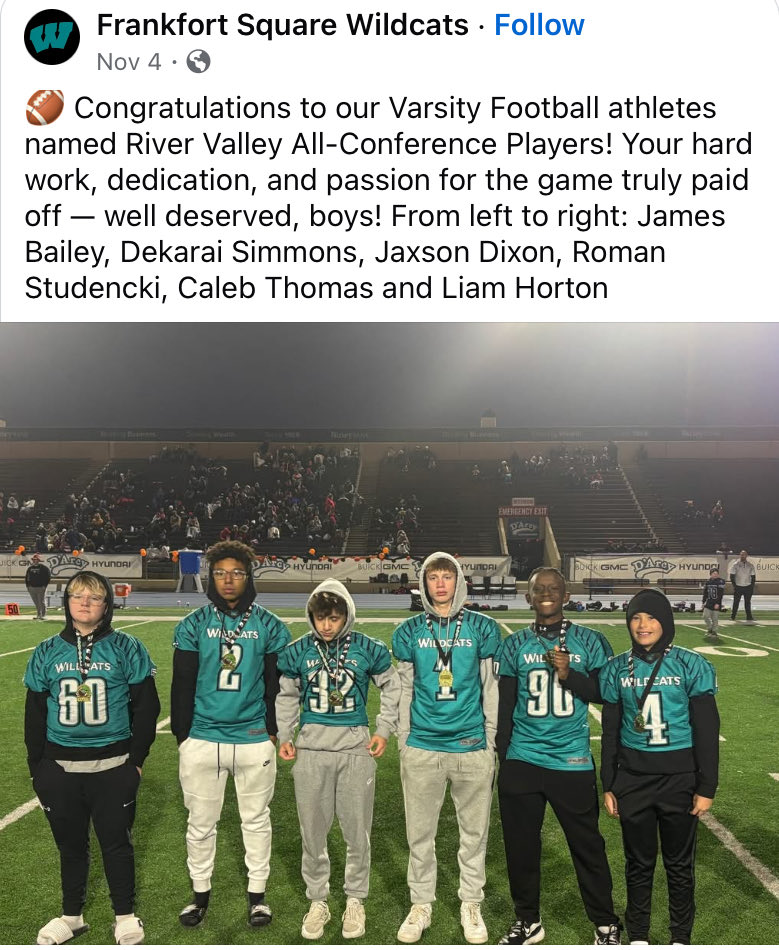 Congrats to these Wildcats on being named River Valley All-Conference!