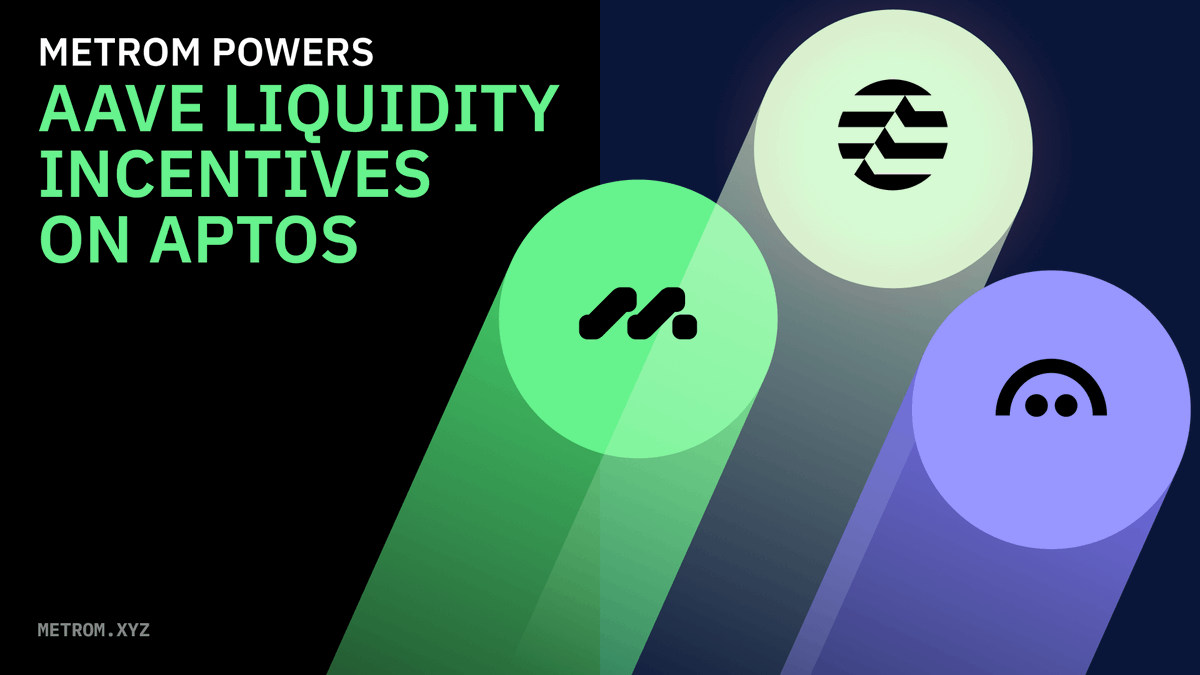 Excited to share that we’ll be the incentive infrastructure partner for Aptos!

<a href="/Aptos/">Aptos</a> is launching $APT incentives on @Aave markets and our infrastructure will be used to set up and distribute these incentives.