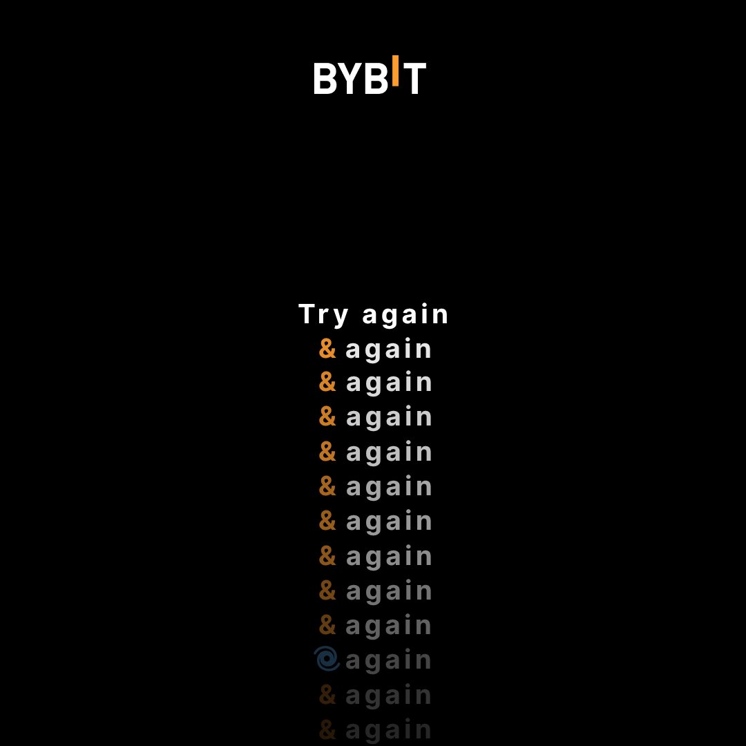 Bybit_Official's tweet photo. The recipe for progress.🫡 https://t.co/hBHEI5tCiS
