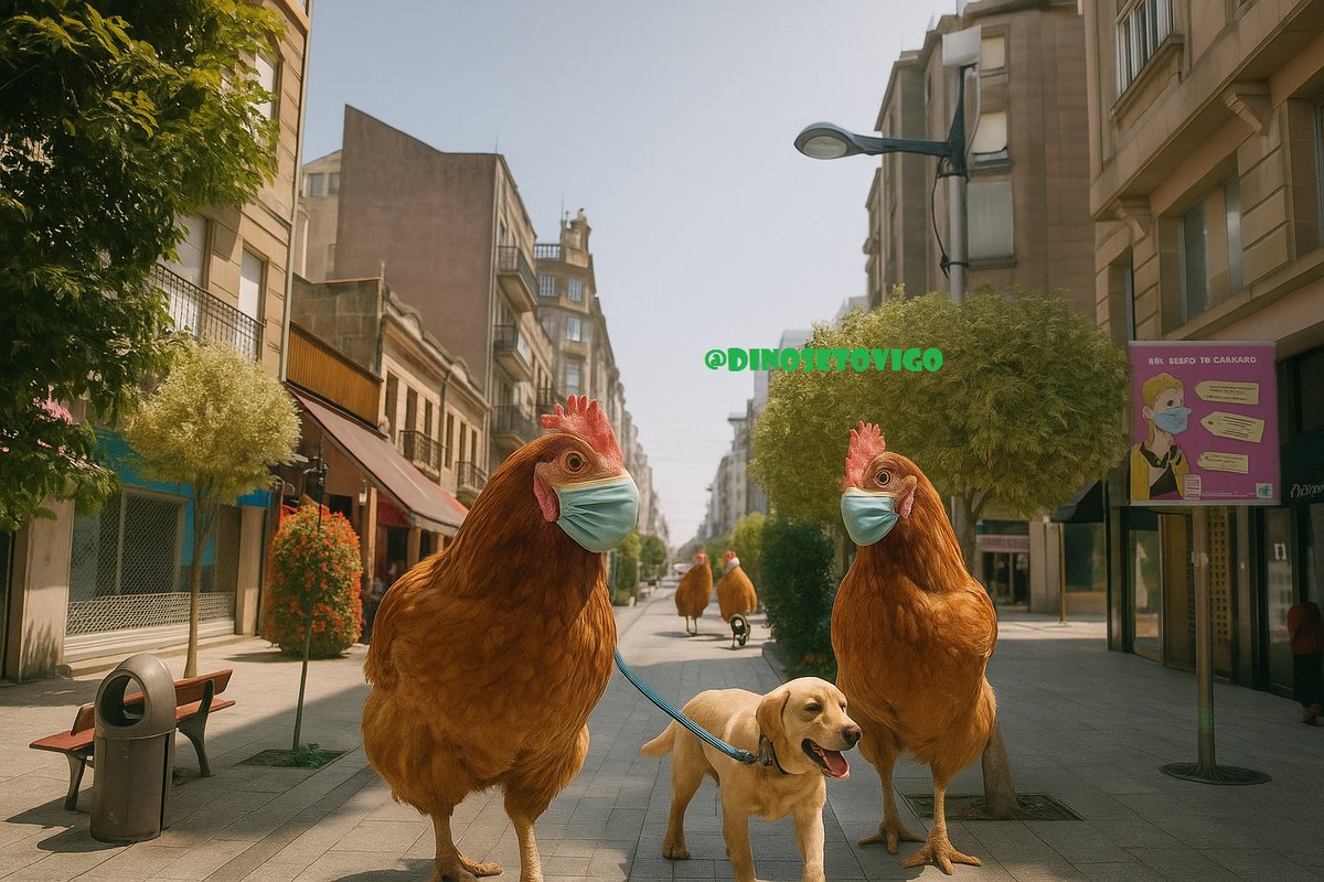 Las gallinas de explotaciones gallegas en su segundo día de confinamiento por la gripe aviar...