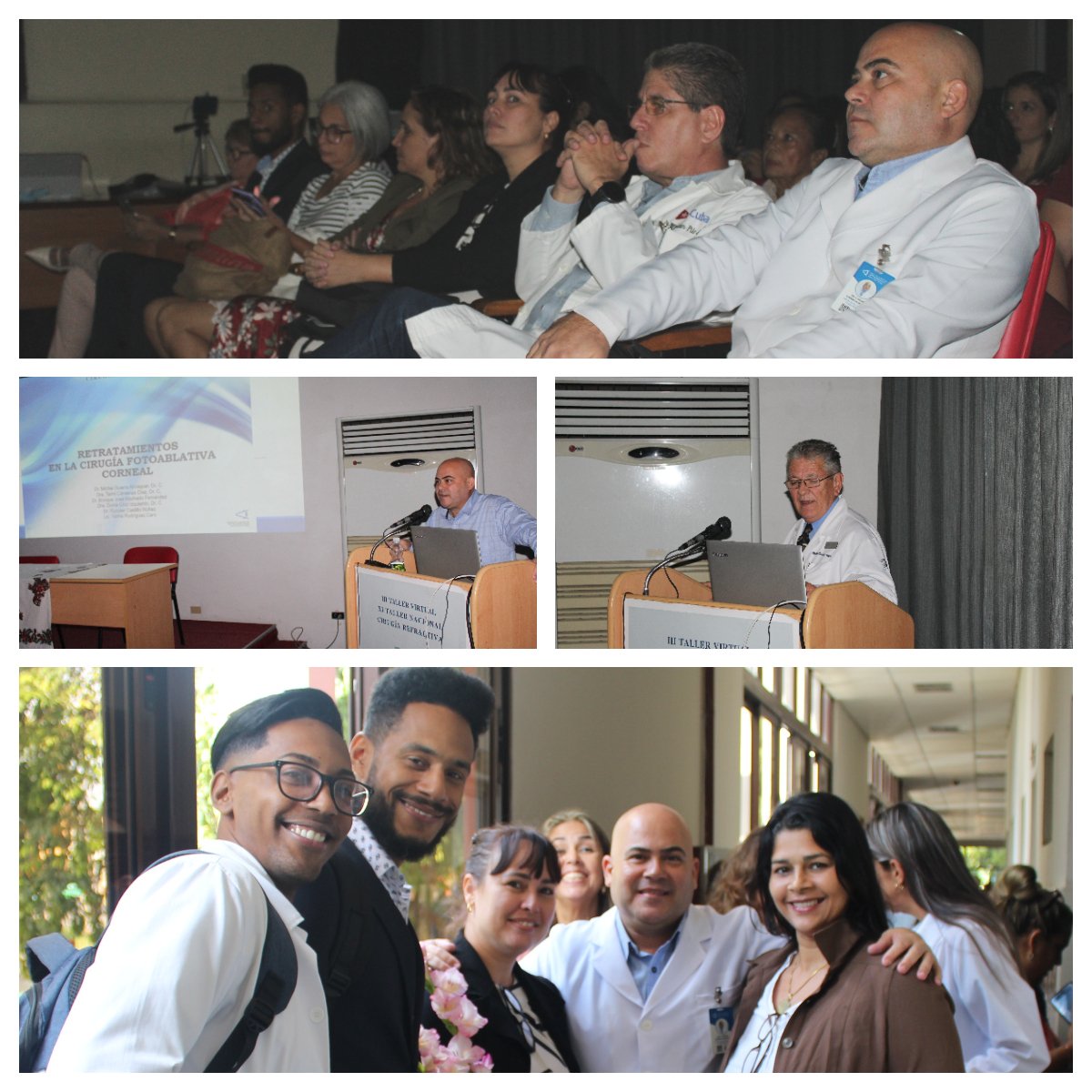 Te invitamos a participar este próximo viernes 14 al
 V Taller Virtual  y XIII Taller Nacional de Cirugía Refractiva que se realizará en el teatro del ICO.
<a href="/MINSAPCuba/">Ministerio de Salud Pública de Cuba</a> 
<a href="/InfomedCuba/">InfomedCuba 🇨🇺</a>