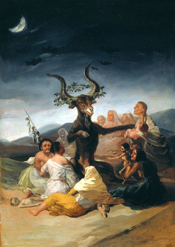 ArtGuide_db's tweet image. Francisco de Goya
Witches of Sabbath (Adoration of the Great Goat), 1823