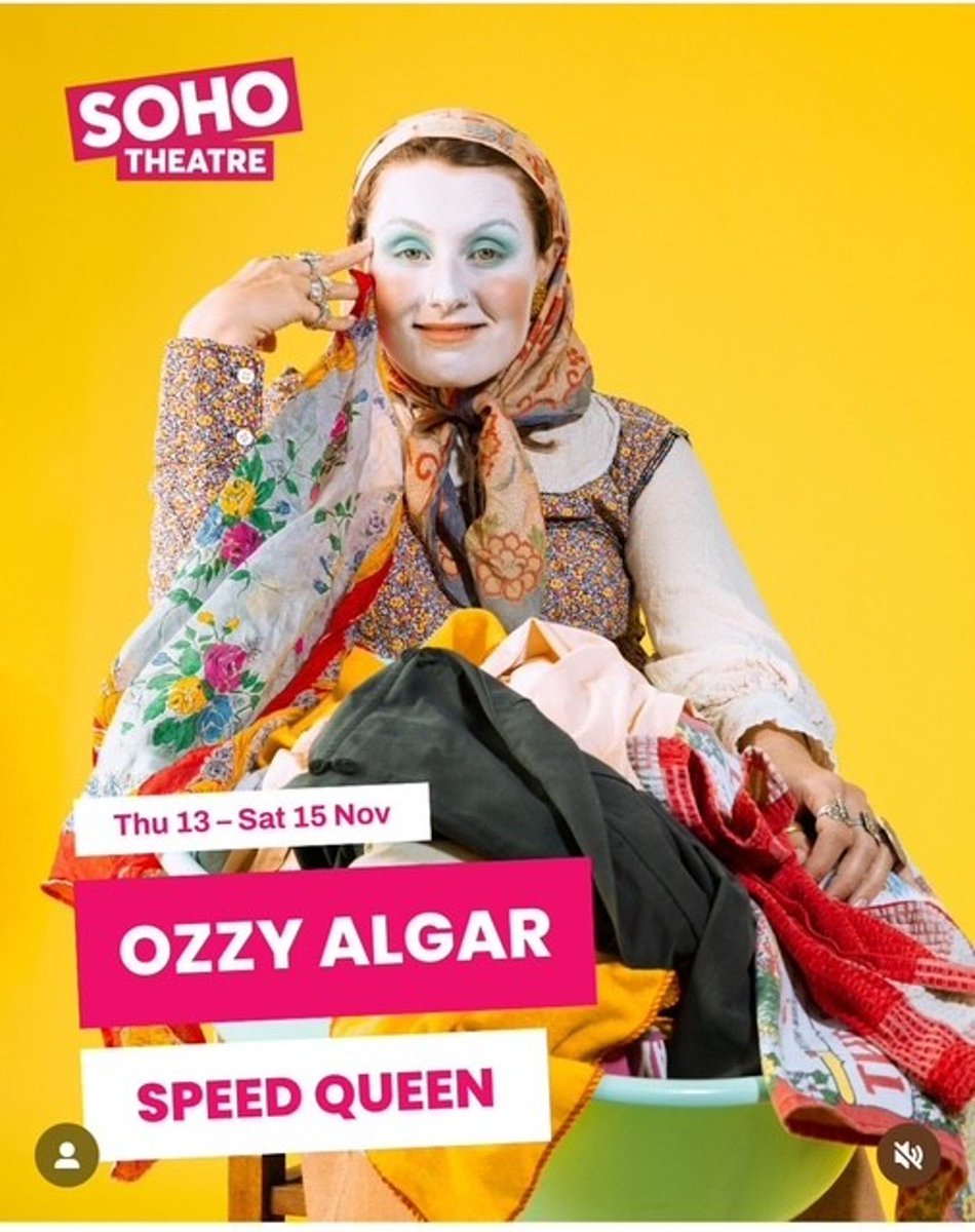 You can catch #OzzyAlgar's ace show #SpeedQueen at <a href="/sohotheatre/">Soho Theatre</a> Thurs - Saturday this week
Tickets Here: sohotheatre.com/events/ozzy-al…
Ozzy's reel: lipservice.co.uk/artist/ozzy-al…