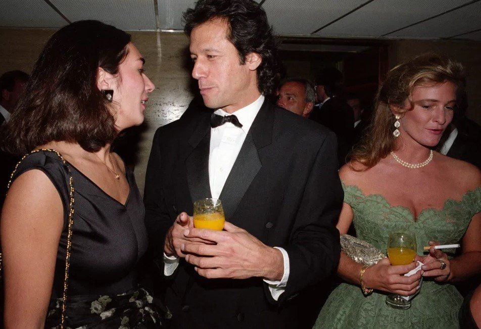 AWGoraya's tweet image. Ghislaine Maxwell with supreme leader Imran Khan.
Until now IK is only Pakistani politician seen with Epstein circles.