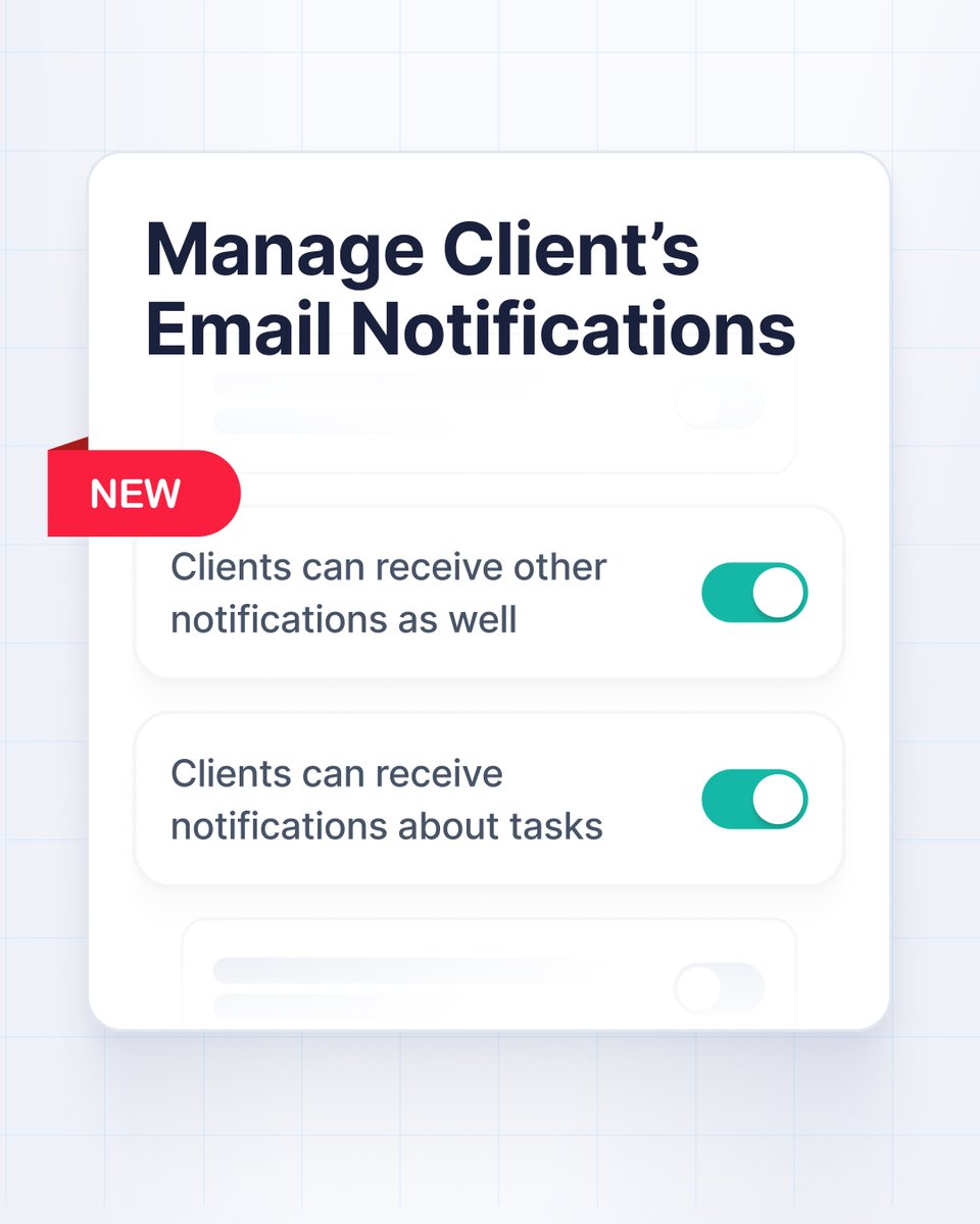 nimbuswebinc's tweet image. 🆕 #FuseBaseUpdate!
Send your clients only the updates that matter most! 📧
Just go to the Members and Groups menu → Client Notifications tab to:

🎯 Control notifications directly in your portal
✔️ Choose which notifications your clients get (and which they don&apos;t)
📨 Reduce…
