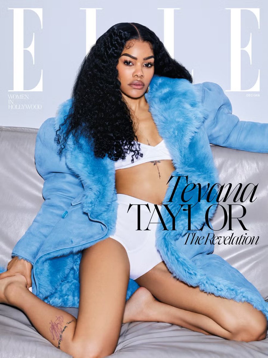 Teyana Taylor covers the Women in Hollywood Issue of Elle Magazine, photographed by Carin Backoff.

🔗: elle.com/culture/movies…