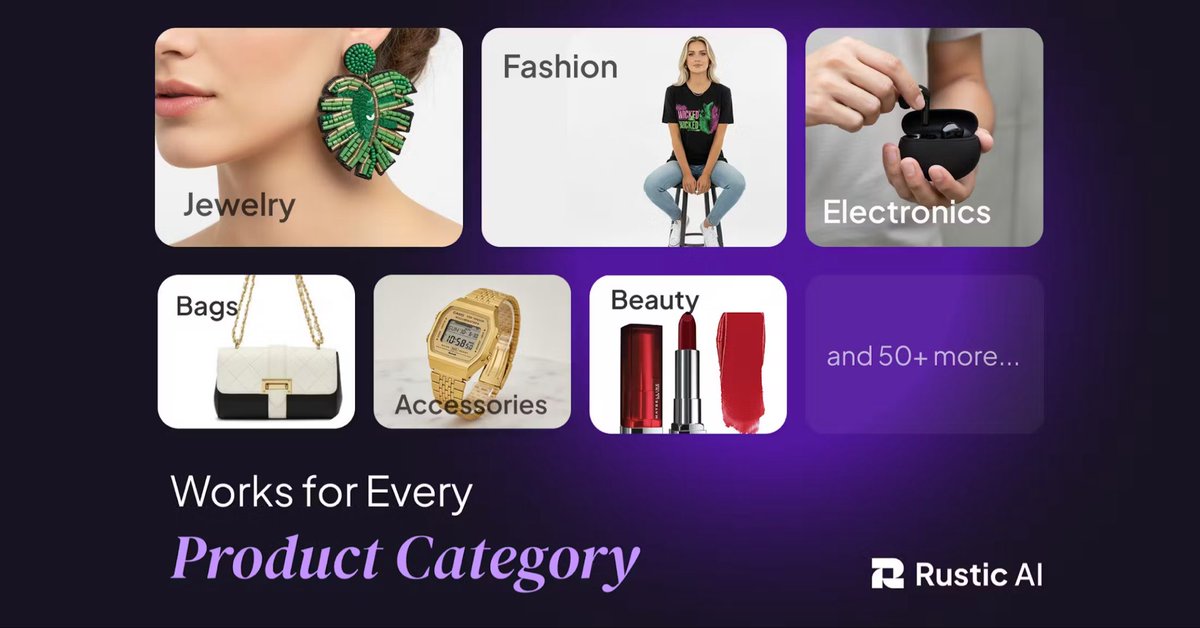 rusticai's tweet image. Ultimate productivity suite for budding e-commerce brands. 

#photoshoot #photographer #aiagent