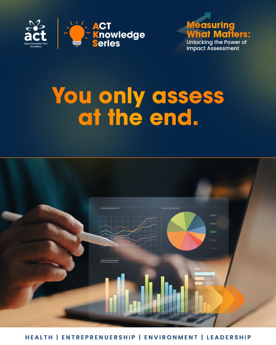 ACTFoundation_'s tweet image. At this month’s ACT Knowledge Series, we are unpacking “Measuring What Matters: Unlocking the Power of Impact Assessment.”

Yet to register? Click the link in our Bio Now!

#ACTFoundation #ACTKnowledgeSeries #MeasuringWhatMatters #ImpactAssessment #NonprofitGrowth