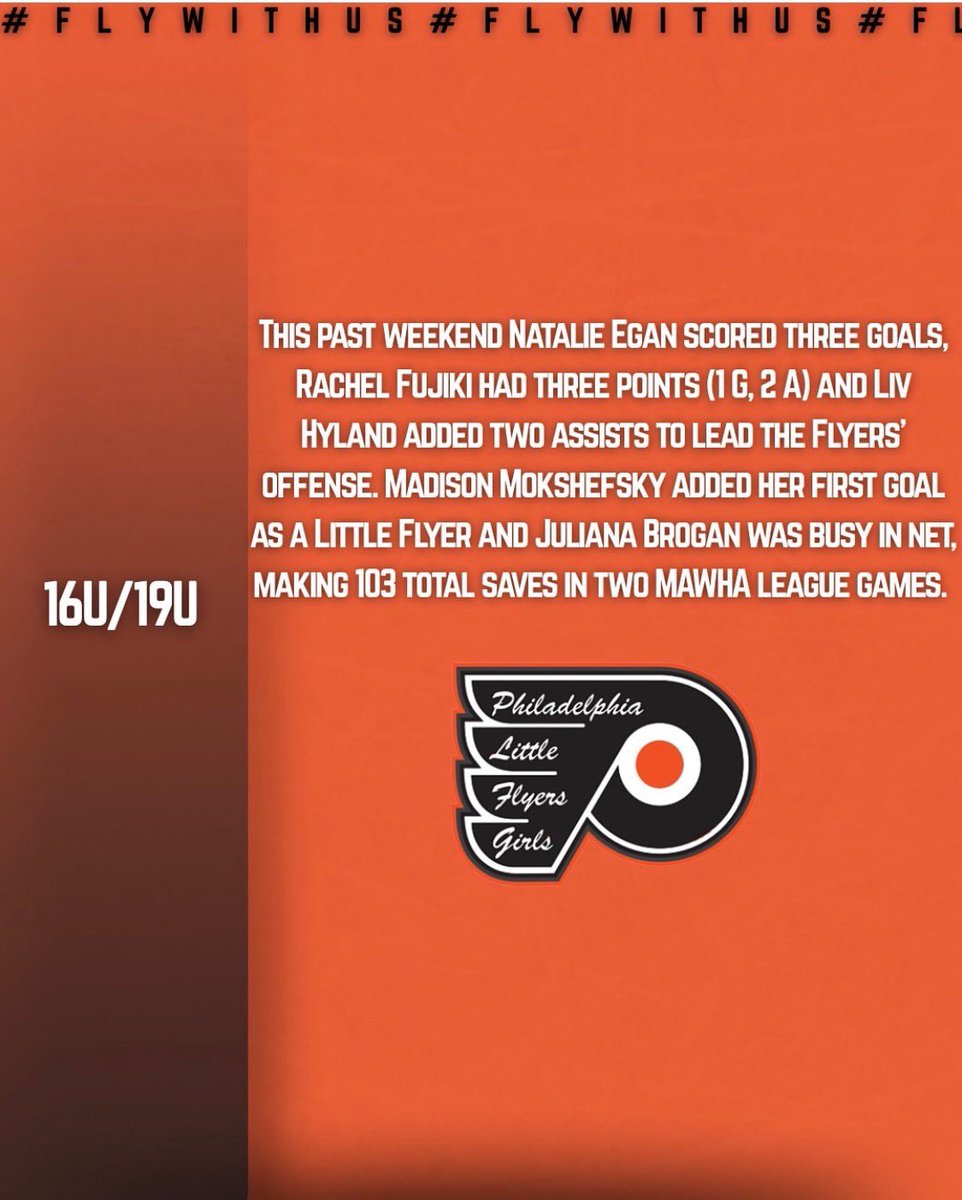 kevbrog's tweet image. The girls are really improving. #LetsGoFlyers