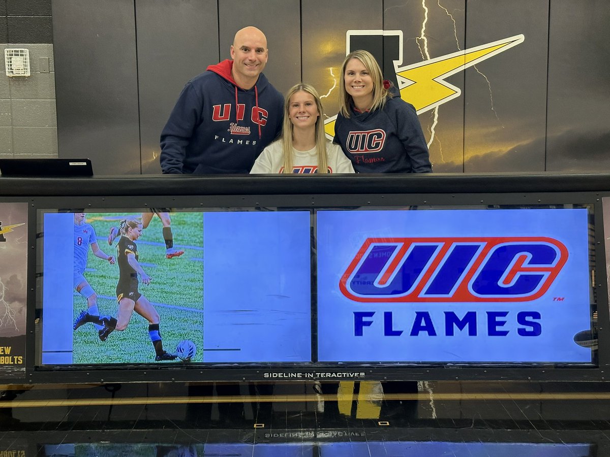 Congratulations to Emily Crotty of <a href="/Andrew_Soccer/">T-Bolts Soccer</a> on your commitment to the University of Illinois-Chicago  to continue your academic and athletic careers, good luck with the Flames!