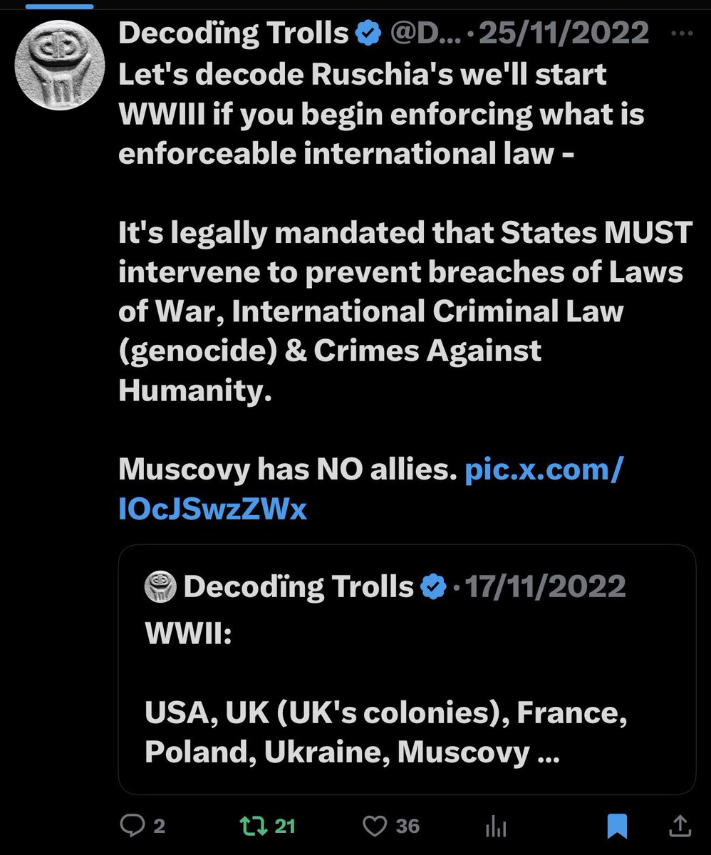 DecodingTrolls's tweet image. ⚡️ Decoding Disinfolklore: Tonight Live

Will be talking about how a Russian combat propaganda meme ended up in President Biden’s mind. 

“We’re not going to risk WWIII over Ukraine, ex-NATO chief recalls Biden saying.”

We’ll look at how a Disinfolklore perspective enables us to…