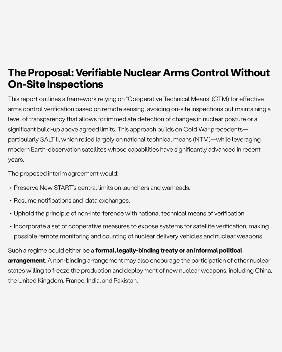 scientistsorg's tweet photo. With the impending expiration of New START, it is vital to prevent arms control progress from backsliding.

If on-site inspections are impossible, then "Cooperative Technical Means" can temporarily fill that gap. 

✍️ @mattkorda + @igor_moric
🔗 https://t.co/sn0e4MSCme https://t.co/XQXOiFPKYS