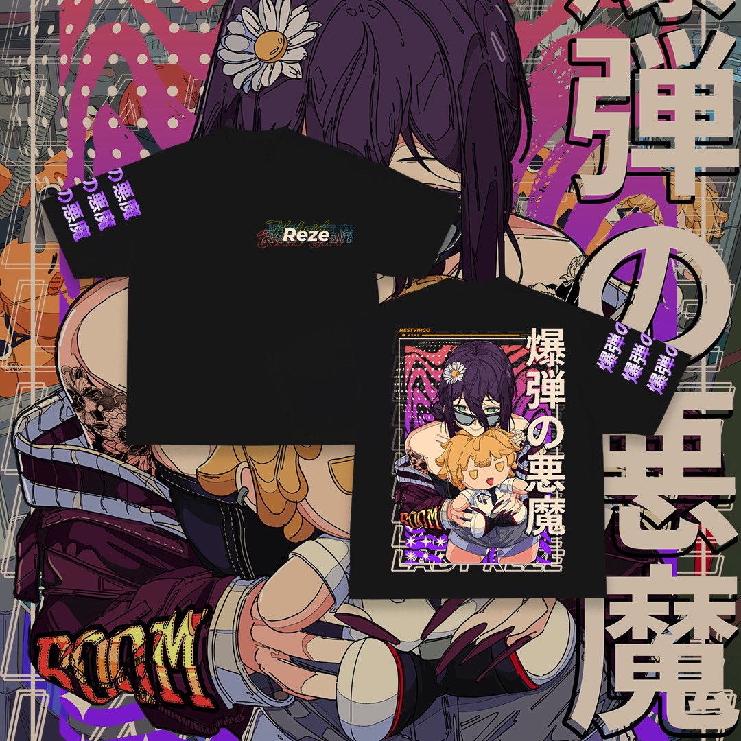 nest_virgo's tweet image. CSM shirts dropping this December! 🔥❌