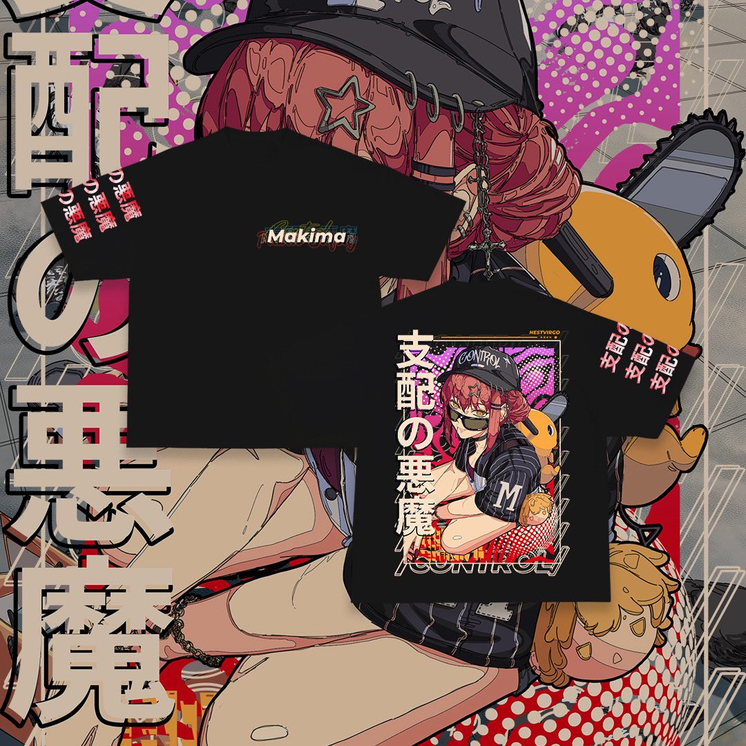 nest_virgo's tweet image. CSM shirts dropping this December! 🔥❌