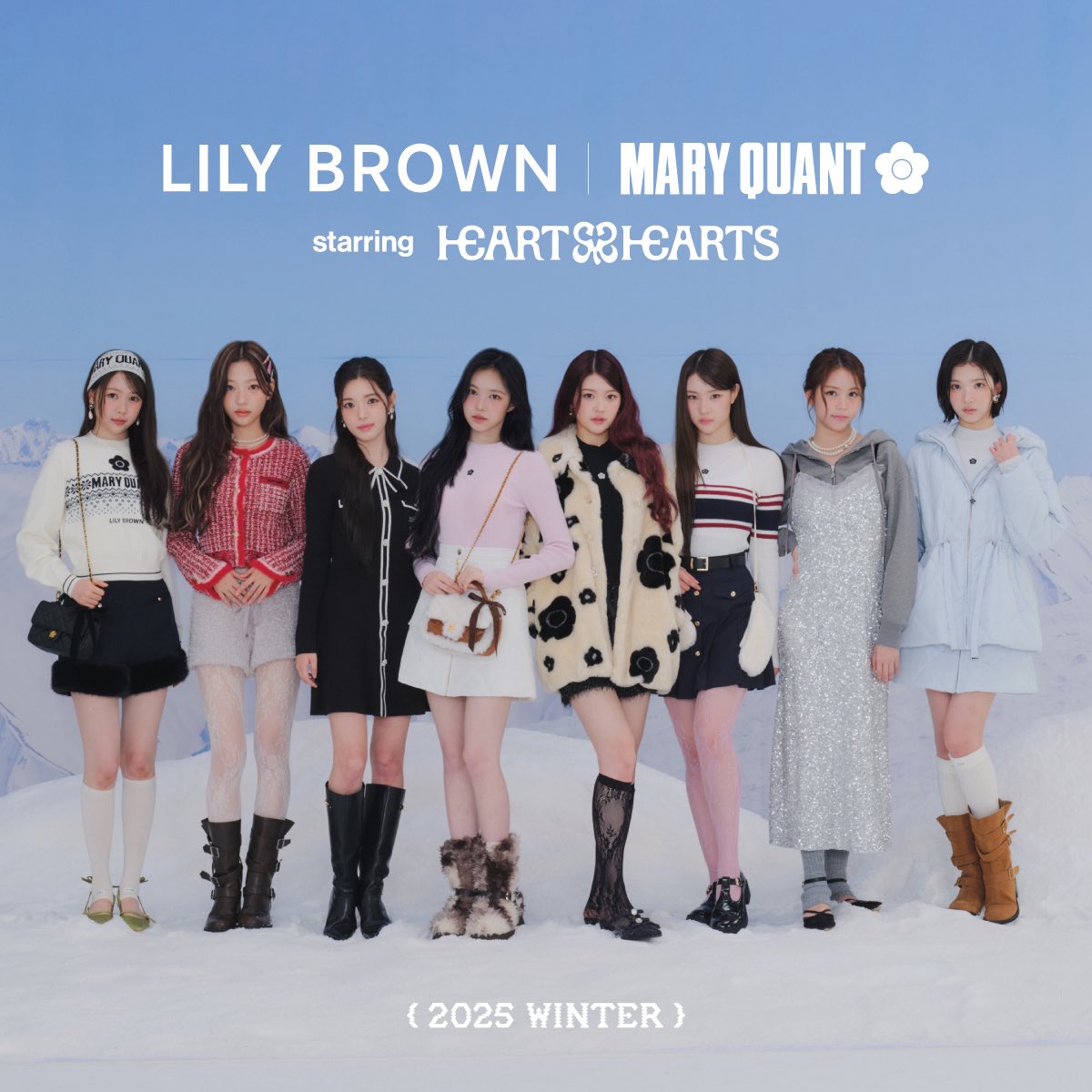_LilyBrown's tweet photo. 𝐋𝐈𝐋𝐘 𝐁𝐑𝐎𝐖𝐍 × 𝐌𝐀𝐑𝐘 𝐐𝐔𝐀𝐍𝐓
2025 WINTER 
SNOW HOLIDAY COLLECTION
𝐬𝐭𝐚𝐫𝐫𝐢𝐧𝐠 𝐇𝐞𝐚𝐫𝐭𝐬𝟐𝐇𝐞𝐚𝐫𝐭𝐬

MARY QUANTとの
最新コラボレーションコレクションを
Hearts2Heartsとともにお届け❄

#Hearts2Hearts_LILYBROWN 
@Hearts2Hearts @Hearts2HeartsJP

着用アイテムはこちら✨
▶▶ https://t.co/lftfvxSkA8
