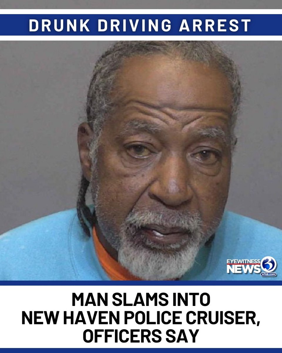 WFSBnews's tweet image. This man had empty... and nearly full containers of alcohol in his vehicle when he slammed into an officer's parked cruiser, #NewHaven police say. wfsb.com/2025/11/12/man…