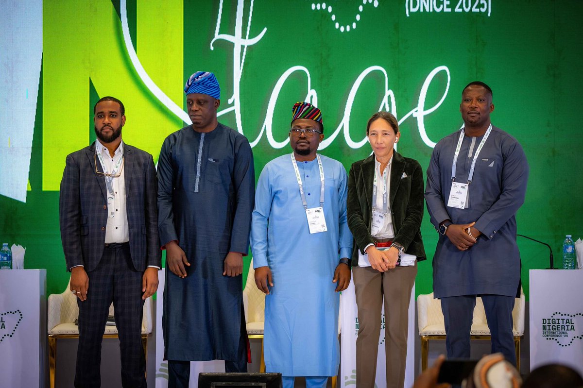 🌍#DigitalNigeria 2025: Apodissi General Manager Calls For Decentralised, #HumanAI To Drive Competitiveness  At the Digital Nigeria International Conference and Exhibition #DNICE 2025 #Abuja organised by <a href="/NITDANigeria/">NITDA Nigeria</a> , Margherita Trestini had the honour to share Apodissi’s
