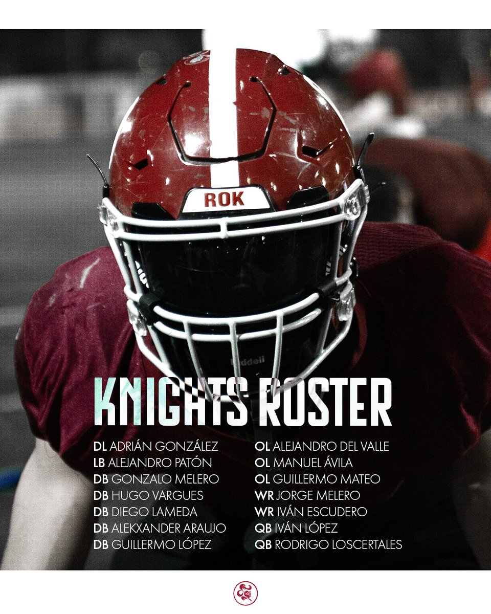 📢Knights en abundancia en el roster de la Selección Madrileña de este sábado

🎟️Entrada gratuita

📍Estadio de Vallehermoso
🆚NFL Academy, 11 AM
🆚Friendship Bowl Academy, 16 PM

#NeverSayDie #fefaspain #nflacademy #madridxfootball