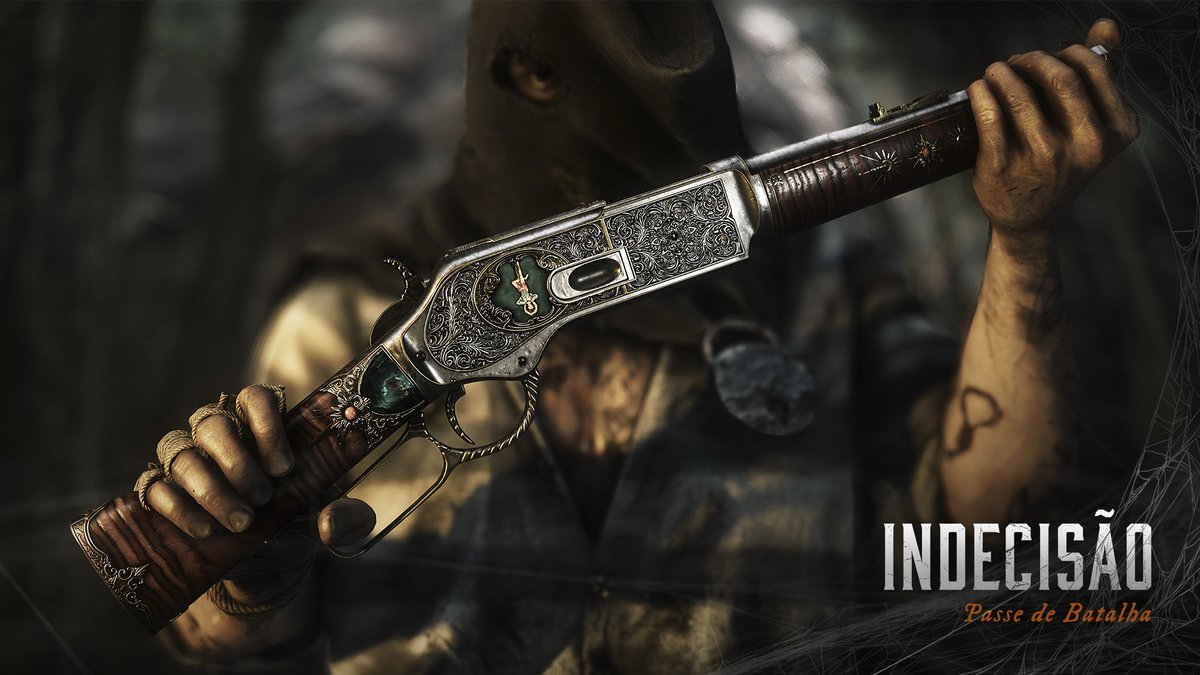 A mesma pessoa que leu as cartas do Enforcado e avisou a ele que prestasse atenção ao número nove deu a ele este rifle. 

"Que suas balas sejam guiadas e acertem seus alvos", foi o que ela disse. "Mesmo quando a sua vista estiver obscurecida por um capuz."