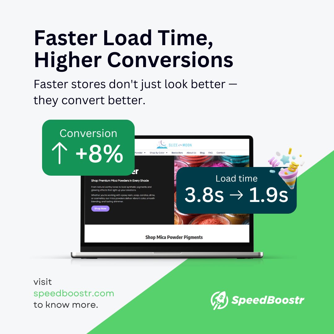 SpeedBoostr's tweet photo. 🚀 A few small performance fixes made a massive difference. 

✅ Want us to check your store’s speed before the holidays?

**Book a free performance audit today!**

#SpeedBoostr #ShopifySpeed #SitePerformance #EcommerceWins https://t.co/19hVFkpWuV