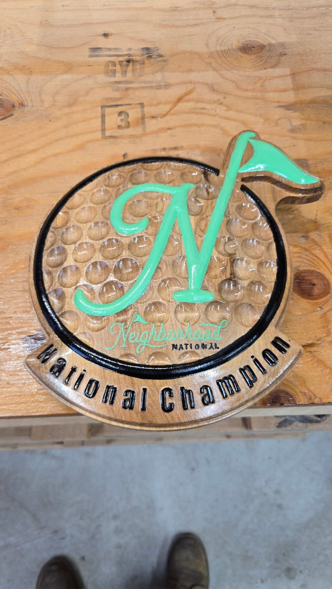 Is that any good?!

Our 2nd National Championship match tonight… our 1st with a proper trophy… more than anything, cuz it was made by a neighbor.