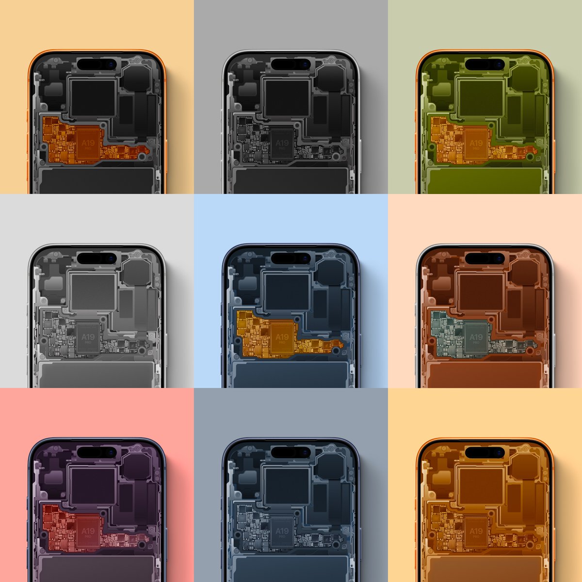 Apple iPhone 17 Pro &amp; 17 Pro Max Internals Wallpapers.

Two months, thousands of layers, and one big love letter to the Apple community; introducing the Internals Wallpapers for the iPhone 17 Pro &amp; 17 Pro Max.

basicappleguy.com/basicappleblog…
