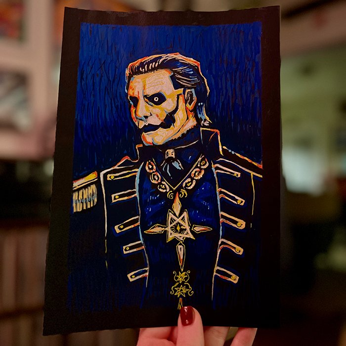✨ Art Giveaway ✨

I'm giving away the painting below! This is a hand-painted portrait. To enter to win, you must:

✨ Like this post
✨ Retweet
✨ Follow me

The winner will be chosen at random Nov. 19.
You must be willing to share your shipping address! 
#thebandghost