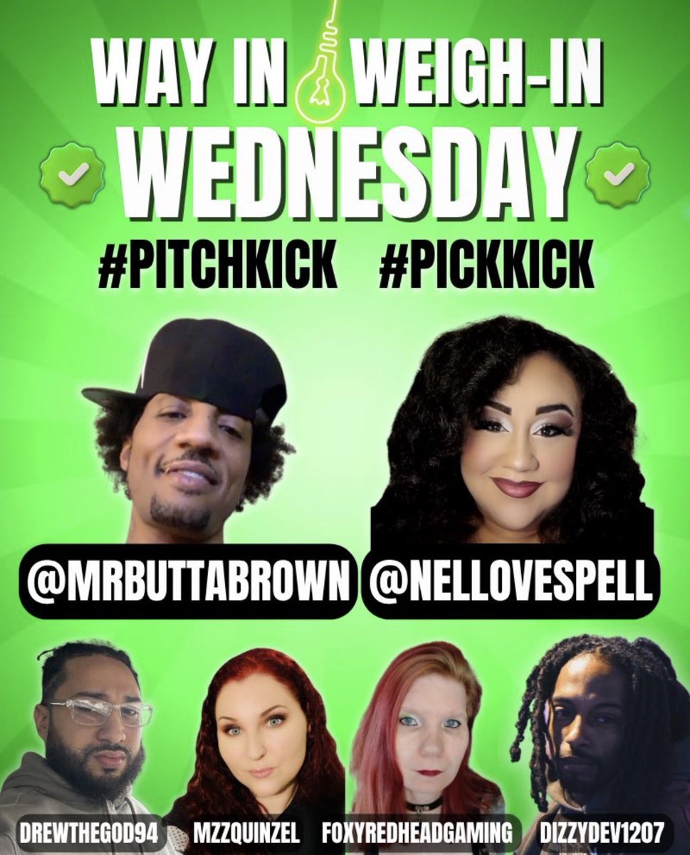 Psst.

Top of the AM beautiful people, blessings on blessings…

Let’s get ready to weigh in on another amazing Wednesday 💚! “Wednesday!” 12 noon eastern🔥! What’s on your mind, pull up and let us know what you think 🤔!

Also wanna hear from y’all about the updates and changes